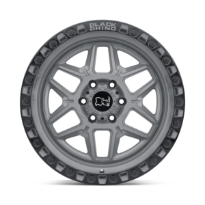 Llanta Black Rhino Kelso 17x9 5x127 ET-18 Battleship Gray W/Black Lip