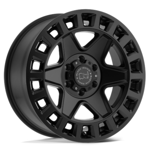Llanta Black Rhino York 17x9 6x139.7 ET-12 Matte Black