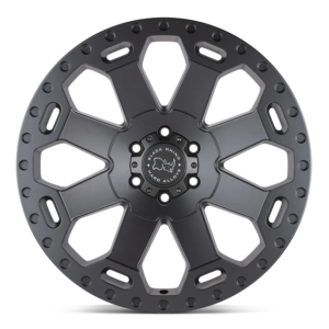 Llanta Black Rhino Warlord 18x9 6x139.7 ET-12 Matte Black With Machined Dark Tint Lip (18x9.0 6x139.7 / Et-12