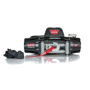 Winche Warn VR EVO 10 – 10.000 lb, cable de acero, 12V