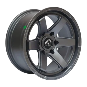 Llanta 4x4 diseño 027 17x8.5 6x139.7 ET0 gris oscuro mate