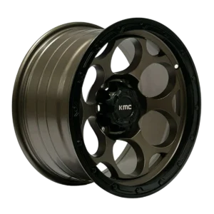Llanta 4x4 diseño 008 17x9 6x139.7 ET0 bronce mate, labio negro