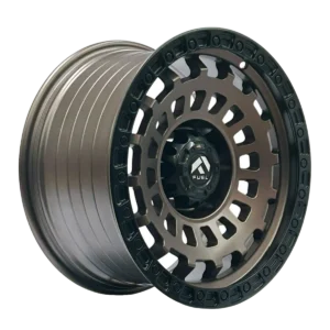 Llanta 4x4 diseño 047 17x9 6x139.7 ET0 bronce mate, labio negro