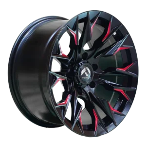 Llanta 4x4 diseño 011 17x9 6x139.7 ET0 negro mate
