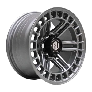 Llanta 4x4 diseño 043 17x9 6x139.7 ET0 gris oscuro mate