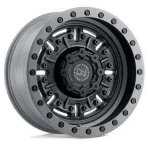 Llanta Black Rhino Abrams 17x8.5 6x114.3 ET0 Textured Matte Gunmetal