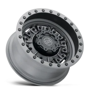 Llanta Black Rhino Abrams 20x9.5 6x139.7 ET+12 Textured Matte Gunmetal (20x9.5 6x139.7 / Et+12)